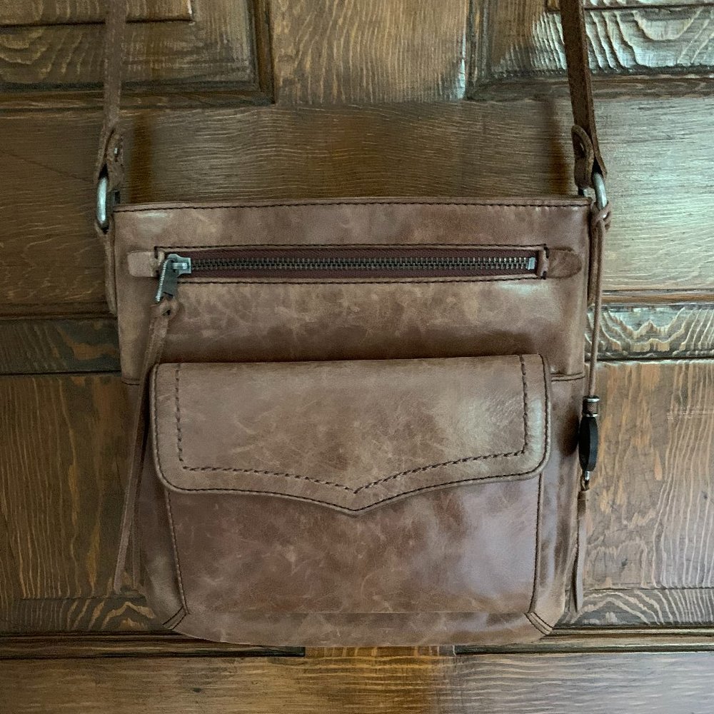 the Sak, Distressed Leather Crossbody Bag